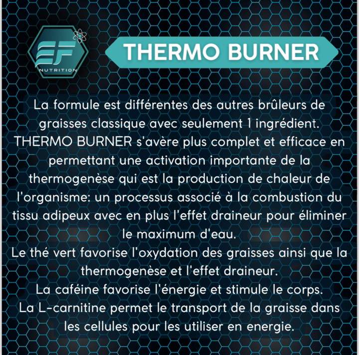 Thermo burner EF Nutrition à Riom  